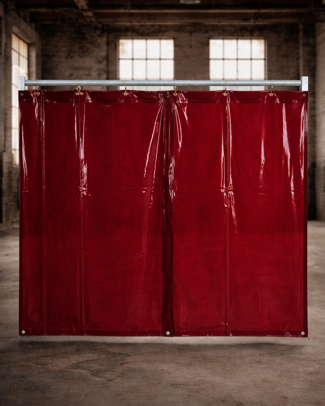 Welding Protection Curtain, Red
