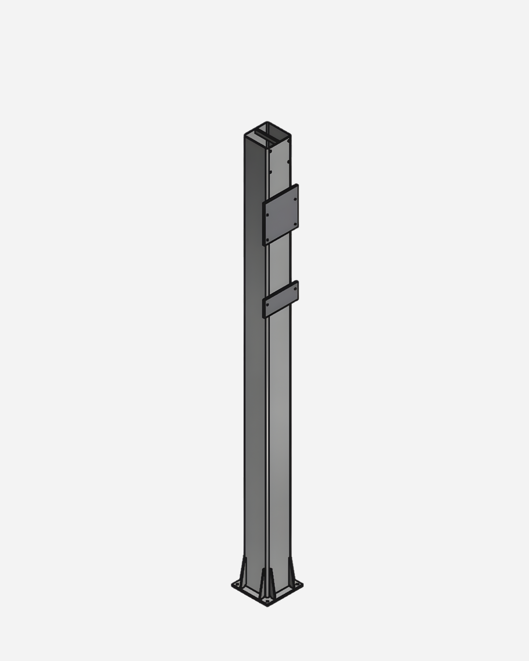 Column for exhaust arm