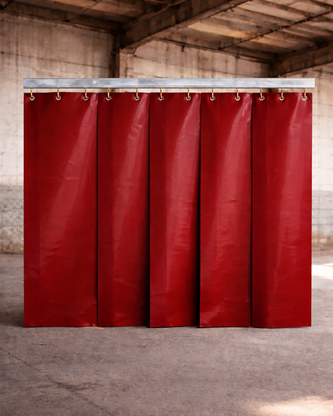 Welding Strip Curtain, Red