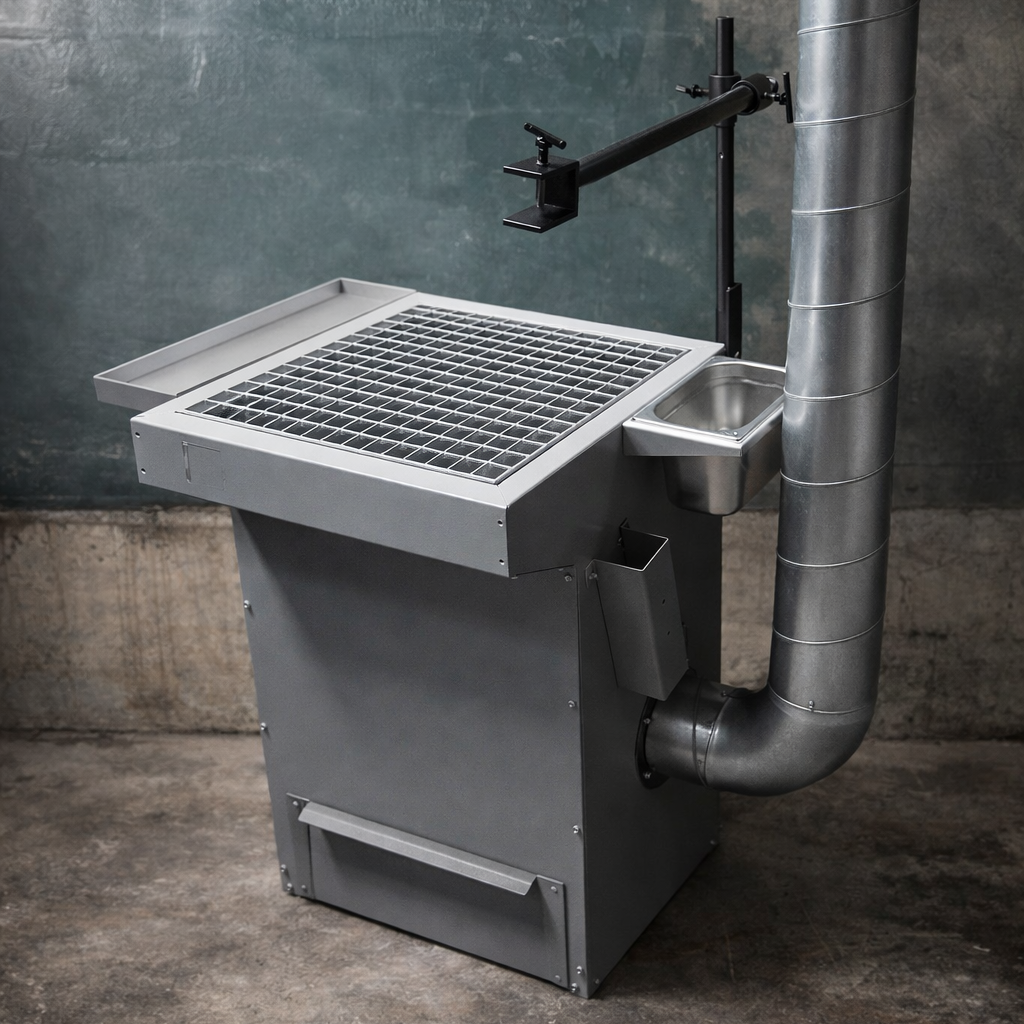 Training table with forced position welding fixture