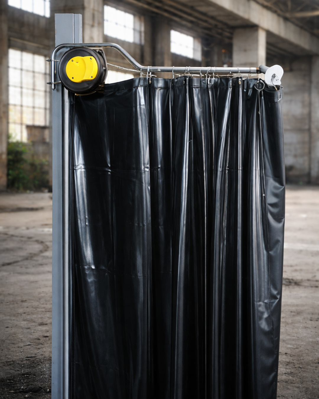 Reel Racking Curtains KEMPER Swivel Cable Reel – Space-Saving Solution for Protective Curtains
