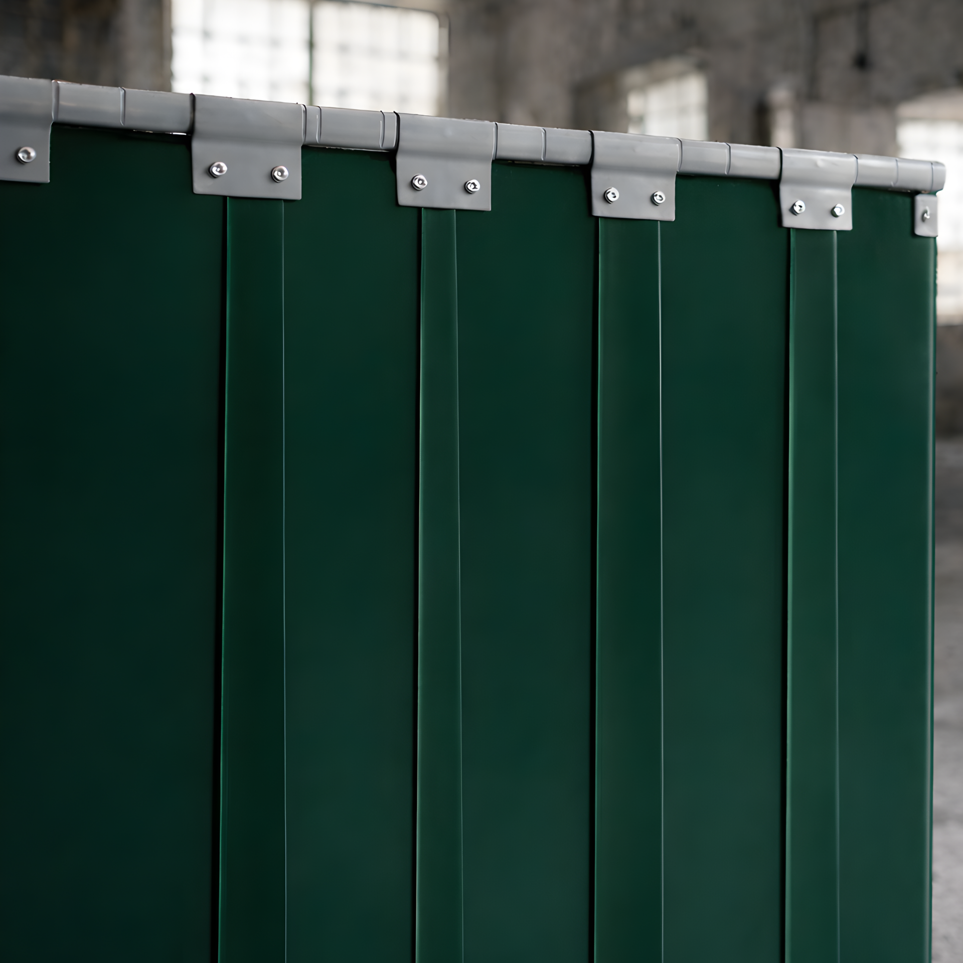 Welding protection strip S9, dark green, matt