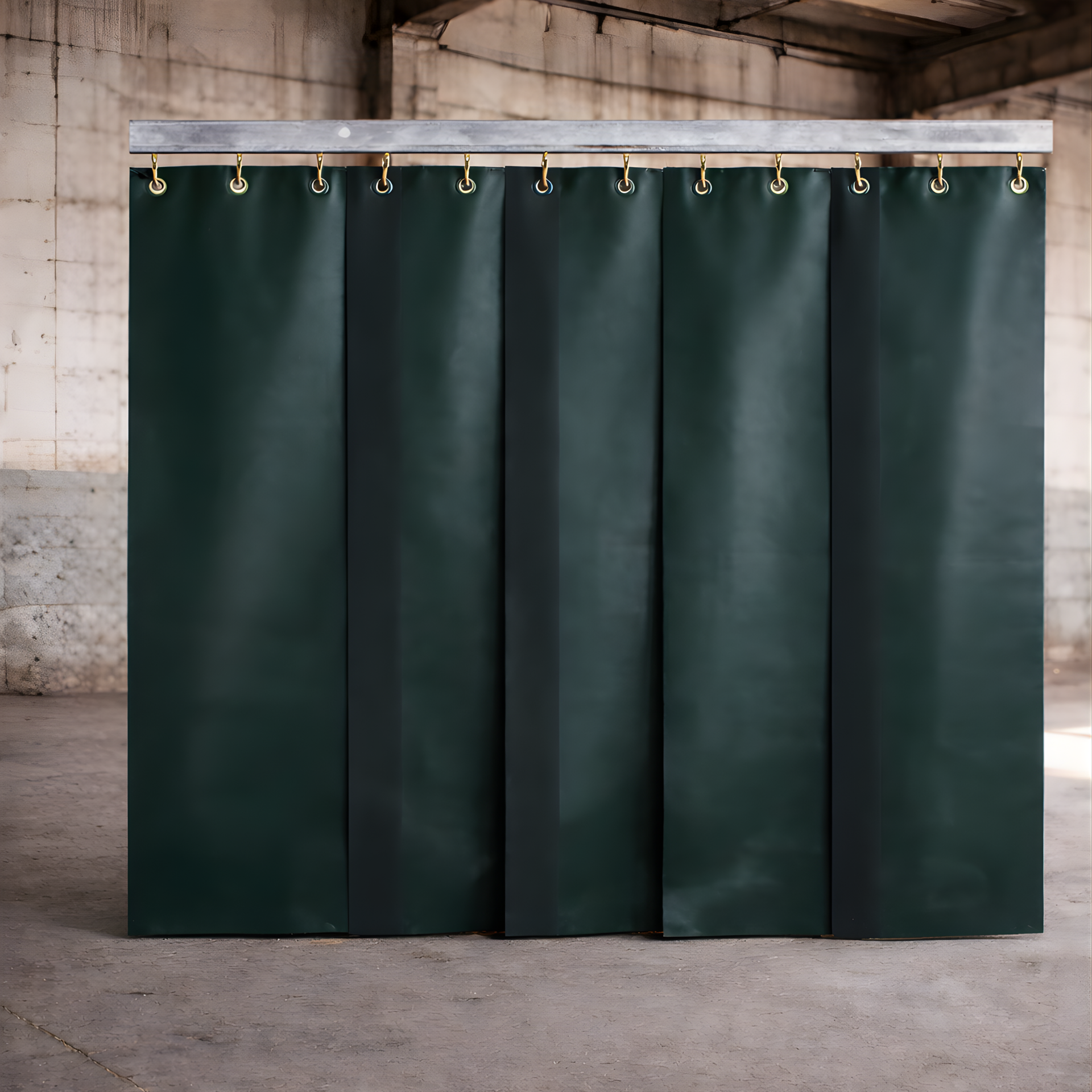 Welding Strip Curtain S9, Dark Green